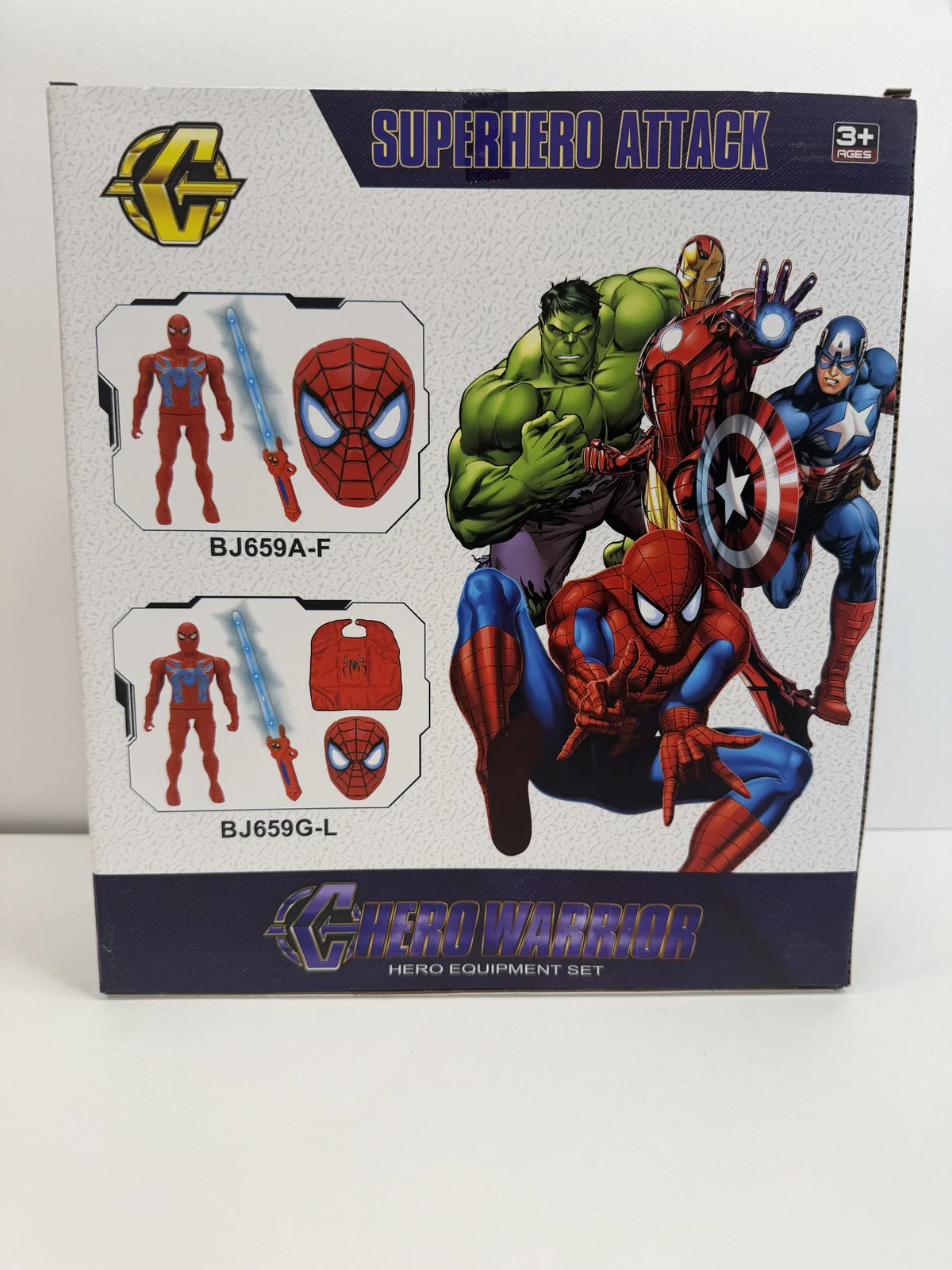 Դիմակ և բացվող թուր "Spider Man" — նկար 2