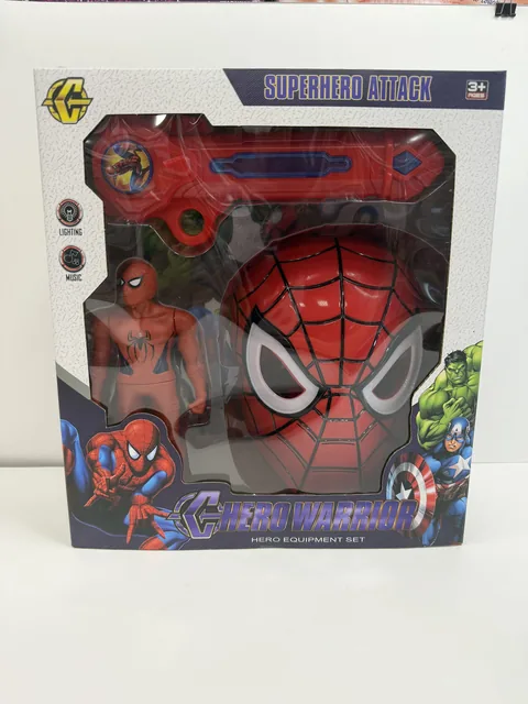Դիմակ և բացվող թուր "Spider Man"