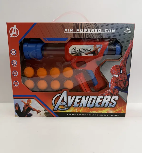 զենք փափուկ և կլոր փամփուշտներով "Spider Man"